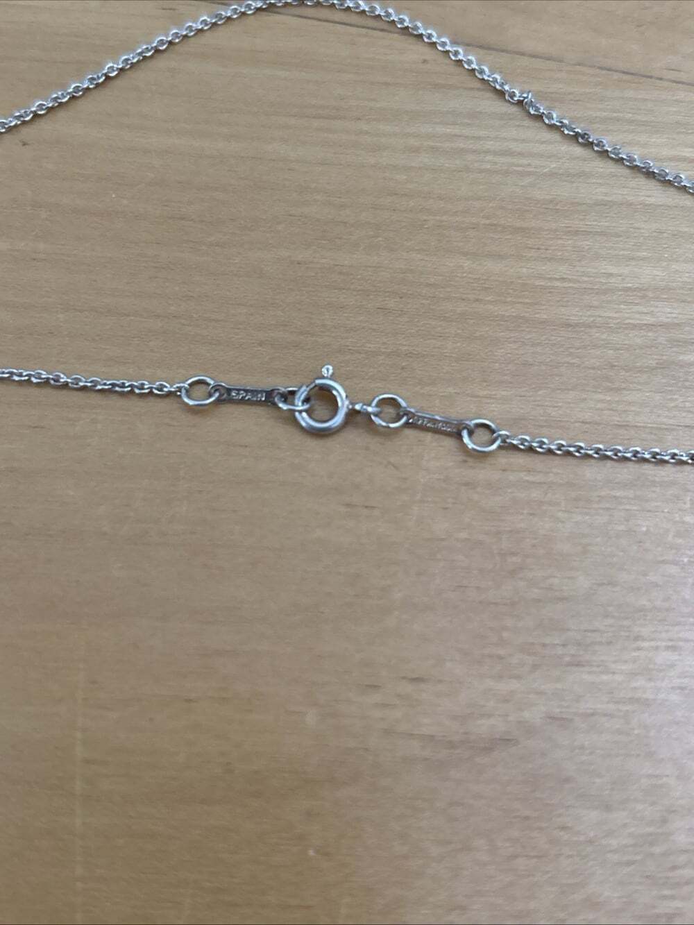 Tiffany & Co. Sterling 15mm Fold Heart Elsa Peretti Necklace Pendant 16.5" Chain - Picture 12 of 14